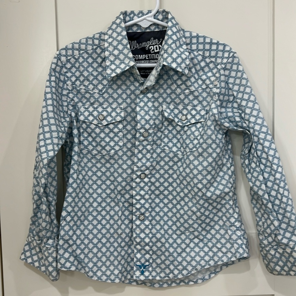 Wrangler pearl snap shirt